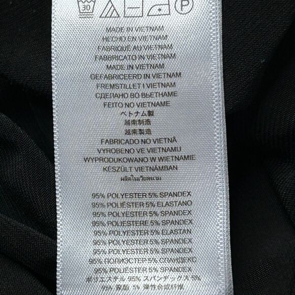 Michael Kors V Neck Flutter Split Sleeve Drawstring Jersey Jumpsuit Women Large - Picture 10 of 11